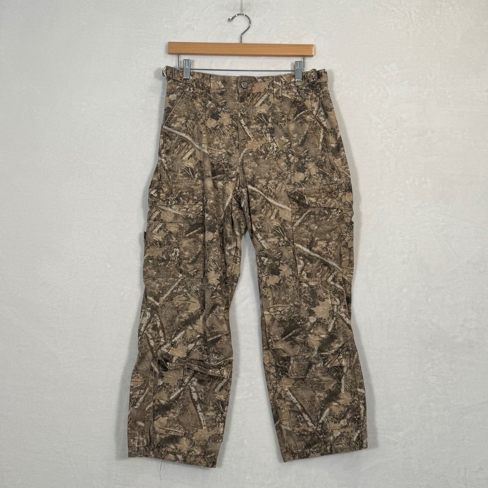RSQ Brown Camo Baggy‎ Cargo Pants 29x28